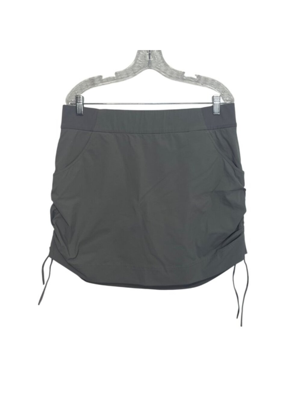 Columbia Omni Shield Skort Skirt Advanced Repellency XL Gray Drawstring Sides